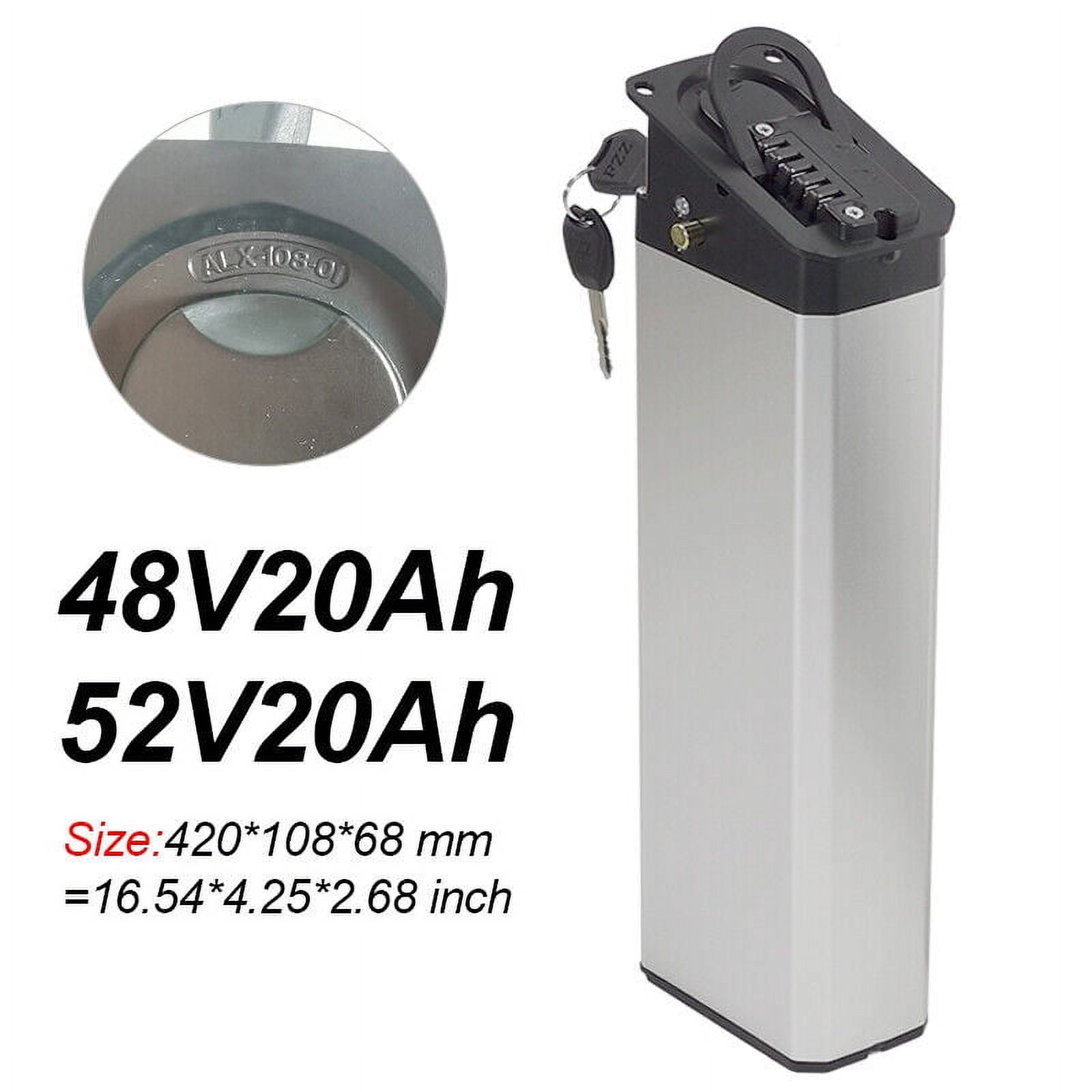 for G-force T42 folding ebike battery 48v 17.5Aah 20ah li ion battery 52V