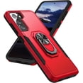 thumbnail image 1 of for Galaxy S21 FE Case,Heavy Duty Shockproof Phone Case for Samsung Galaxy S21 FE 5G Phone Case Red+Black, 1 of 12
