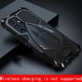 thumbnail image 1 of for Galaxy S24 S23 S22 Ultra S21 PLUS A52 phone Case Drop Protection Metal Silicone Triple Protection aluminum alloy black RED, 1 of 7