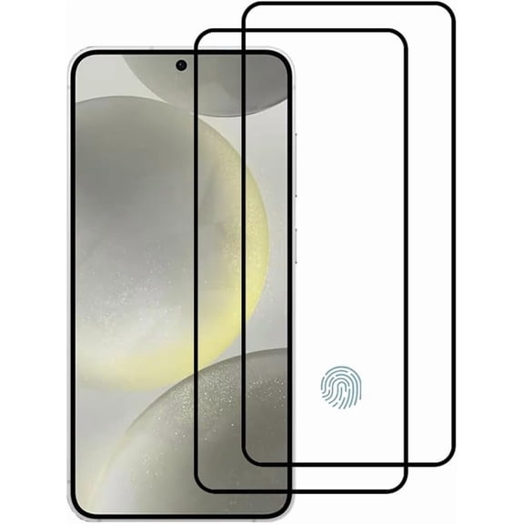 for Galaxy S24 Screen Protector,[2-pack] Full Coverage Scratch Resistant Screen Tempered Glass for Samsung Galaxy S24 [Support Fingerprint ID]