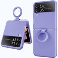 thumbnail image 1 of for Galaxy Z Flip 3 Case, Liquid Silicone Case for Samsung Galaxy Z Flip 3 5G Slim case Shockproof Protective Soft Silicone Rubber- Light Purple, 1 of 13