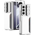 thumbnail image 1 of for Galaxy Z Fold 5 Case with Card Holder & Slide Camera Cover & Front Screen Protector - Slim Fit Phone Case for Samsung Z Fold 5 Case, Silver, 1 of 8