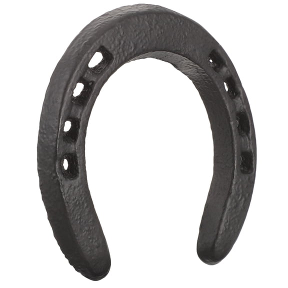 Raindrops Black Horseshoe Wall Decor for Bathroom - 1 Piece Stylish Home