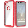 thumbnail image 1 of for Google Pixel 3A Clear Case Phone Case Dual Layer Full-Body Rugged Clear Back Case Drop Resistant Shockproof Case with Built In Screen Protector, 1 of 4