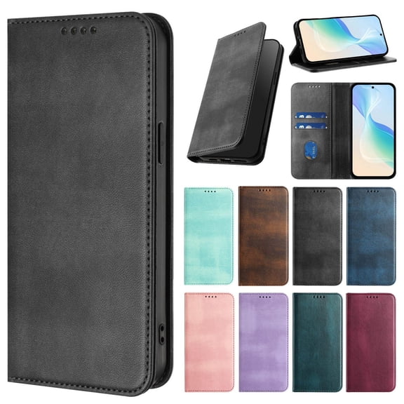 for Google Pixel 5 Phone Case Wallet protective case leather Cover with magnetic closed cBlackit card slot shockproof protection phone case