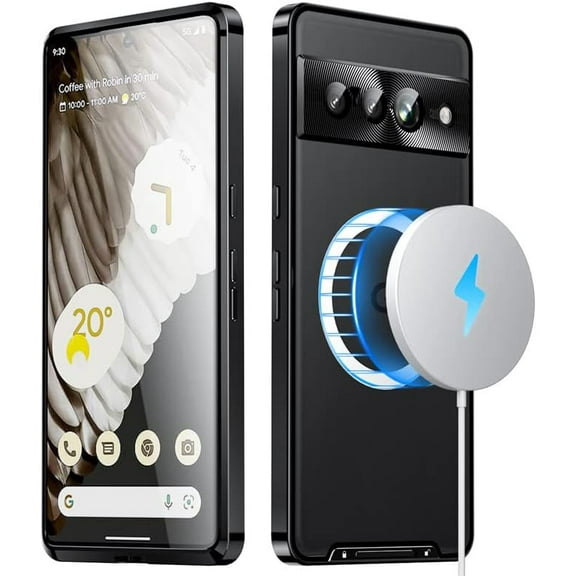 for Google Pixel 7 Pro Case Compatible with MagSafe Charger Ultra Slim Matte PC Back Case