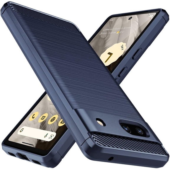 for Google Pixel-7A Case,Google7A Case Shock-Absorption Flexible TPU Rubber Protective Cover for Google Pixel 7A Phone(Navy Blue)