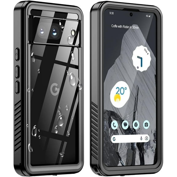 for Google Pixel 8 Case, IP68 Waterproof Built-in Screen Protector