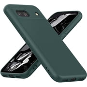 for Google Pixel 8a Case 2024 TPU Silicone Phone Case with Camera Protection Soft Interior Slim Fit Flexible Back Cover for Pixel 8a - Green