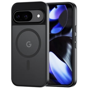 for Google Pixel 9 10 9 Pro 10 Pro Case Compatible with MagSafe, Translucent Matte Shockproof Phone Case Cover - Black