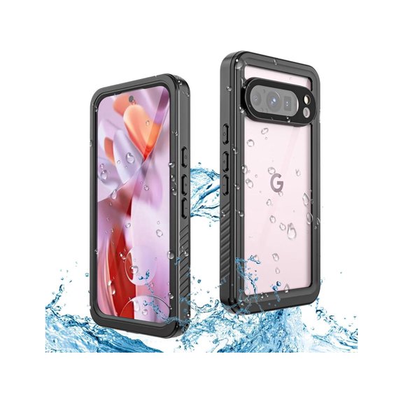 for Google Pixel 9 Pro Case Waterproof IP68 Certified Dustproof Shockproof Built-in Screen Protector Full Body Case for Google Pixel 9 Pro 6.3" 2024