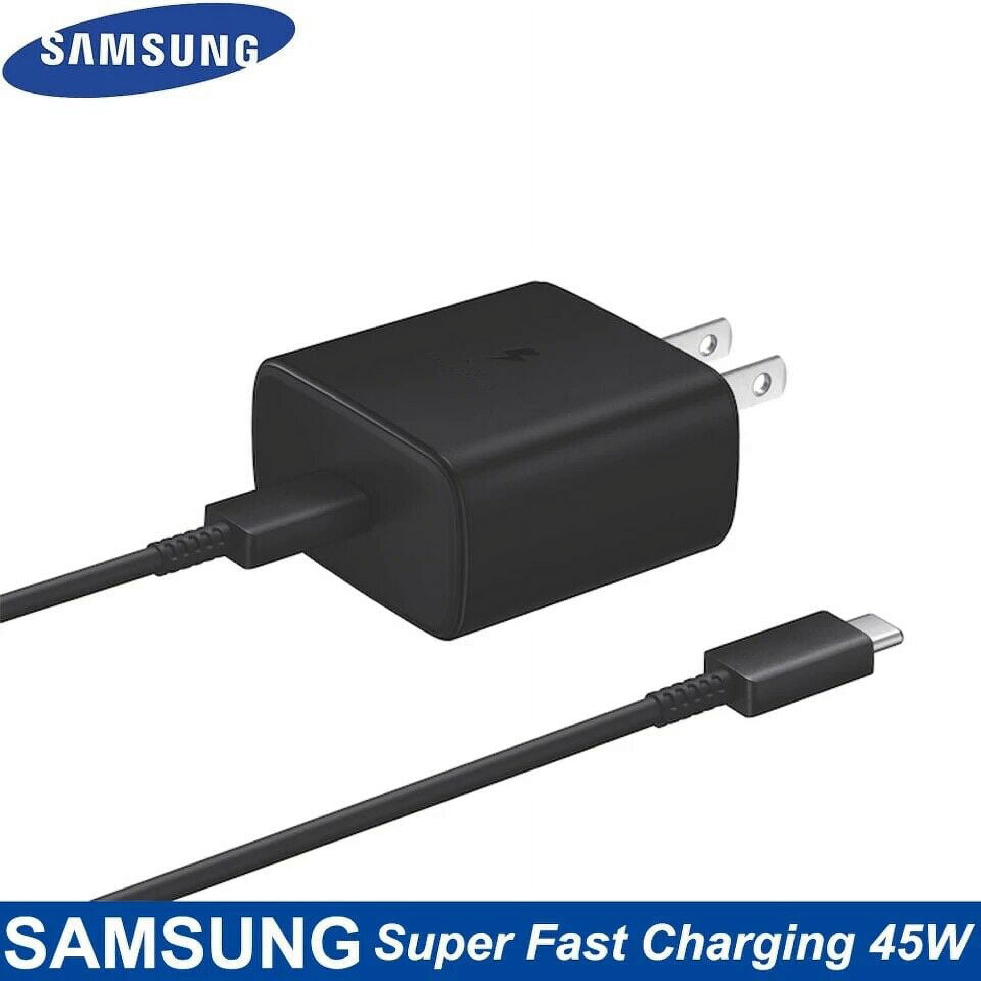 for Google Pixel / Pixel XL 45W USB-C Super Fast Charging Wall Charger with USB C Cable - Black