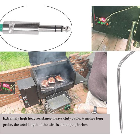 for Green Mountain Grills For GMG Meat Probe Temperature Sensor P-1035 5" probe Smile Home