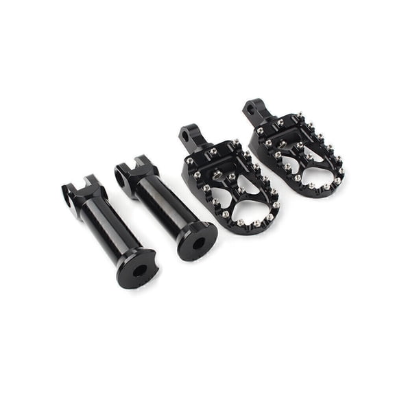 for HARLEY Softail Street Bob 2018-2020 Black Rear Passenger Foot Pegs W Bracket