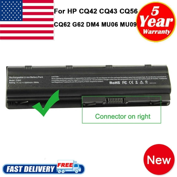 for HP MU06 MU09 SPARE 593554-001 593553-001 Notebook Laptop Battery 6Cell Fast