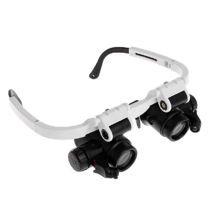 Magnifying Glasses LED Light Lamp Head Loupe Jeweler Headband Magnifier Eye  Glasses Optical Glass Tool Repair Reading Magnifier - China Magnifying  Glasses, Magnifier