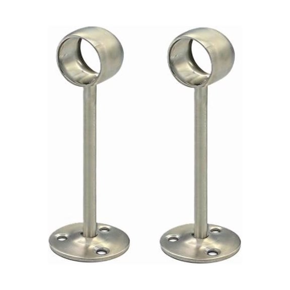 for Heavy-Duty Stainless Steel Ceiling Curtain Rod Brackets for 1-Inch Poles