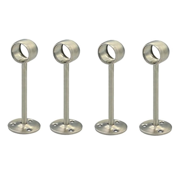 for Heavy-Duty Stainless Steel Ceiling Curtain Rod Brackets for 1-Inch Poles