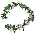 for Home Rose Vine Decoration Hanging Flower Winding False Flower Vine