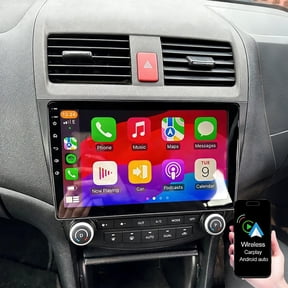 for Honda Accord 7th 2003-2007 Android Car Stereo with Wireless Carplay/Android Auto 10.1" Touchscreen Media Radio Support WiFi FM/RDS GPS Navigation