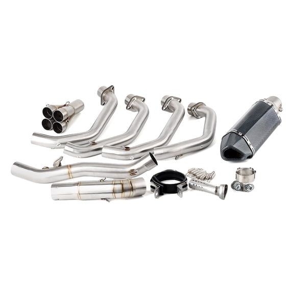 for Honda CBR600F 2011-2013 / CB600F Hornet 2007-2013 Modified Escape Slip-on Motorcycle 4-Into-1 Full Exhaust System Muffler With Header Link Pipe
