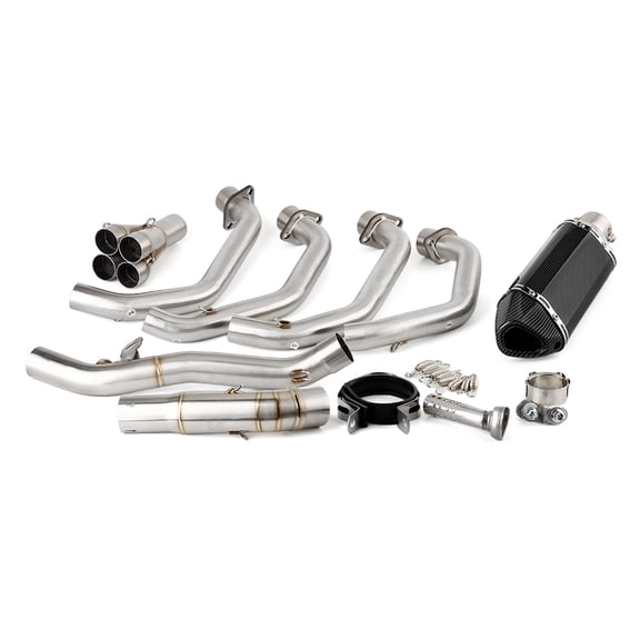 for Honda CBR600F 2011-2013 / CB600F Hornet 2007-2013 Modified Escape Slip-on Motorcycle 4-Into-1 Full Exhaust System Muffler With Header Link Pipe