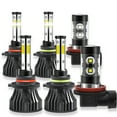 thumbnail image 1 of for Honda Civic 2006-2013 Combo 9005 9006 H11 LED Headlight Fog Light 6x Bulbs White, 1 of 12