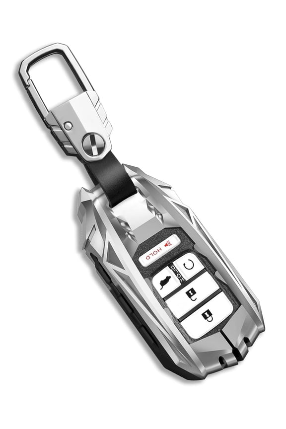 for Honda Key Fob Cover Smart Key Case Holder Compatible for Accord CRV Ridgeline Pilot Civic Odyssey