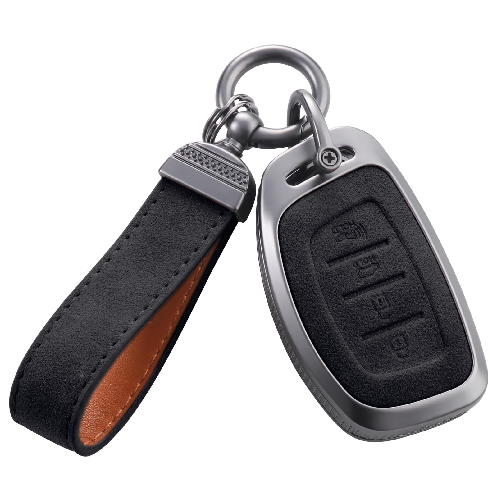 for Hyundai Key Fob Cover, Full Protection Key Case Shell Compatible with Hyundai Elantra Ioniq Sonata Tucson Elantra GT 4 Buttons