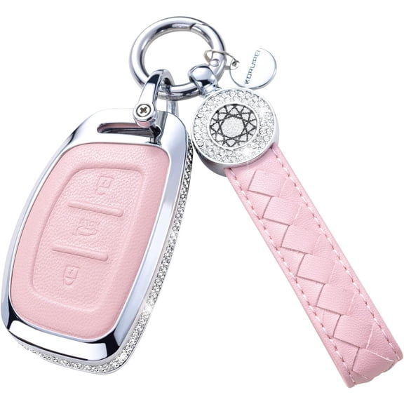 for Hyundai Key Fob Cover with Keychain, Soft TPU Key Case Protection Shell Fit for lantra Ioniq Sonata Tucson Elantra GT,1