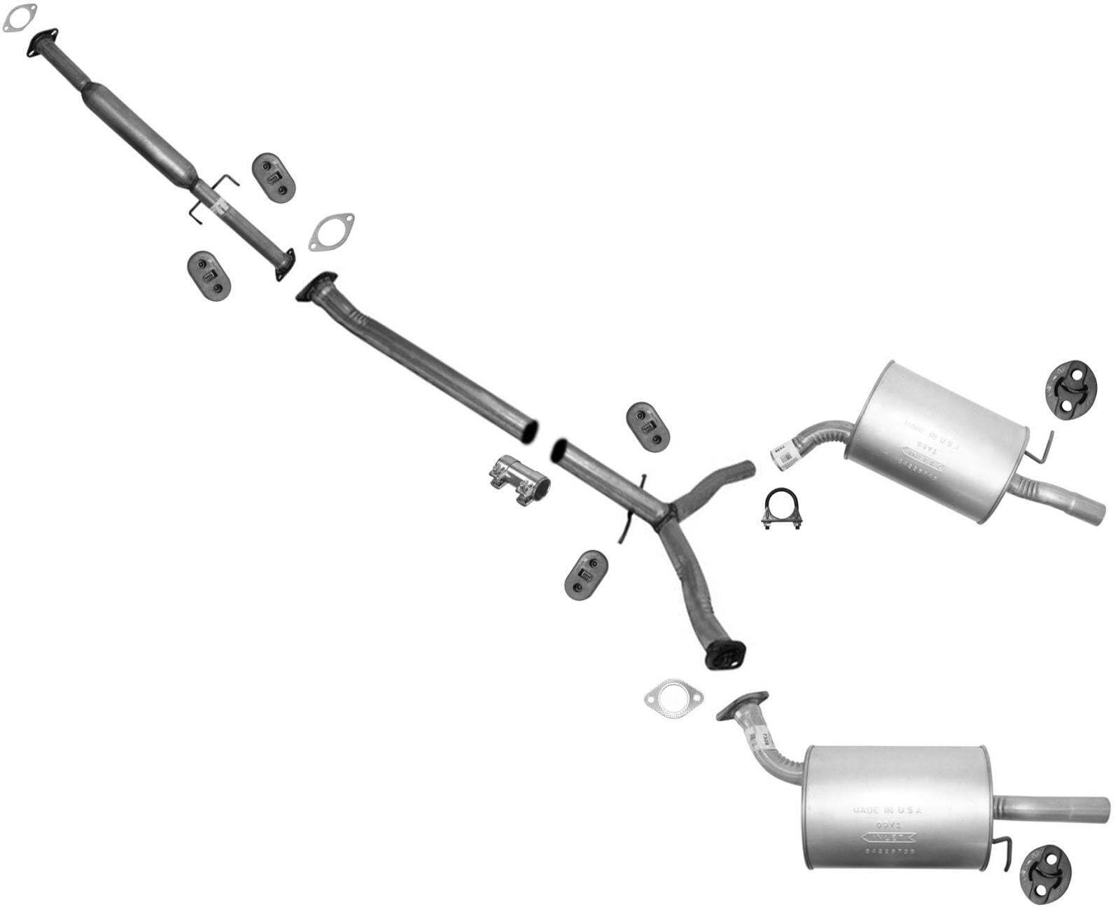 Retor for Hyundai for Azera 3.8L 06-10 Retor Ext Pipe Dual Muffler System Kit ...