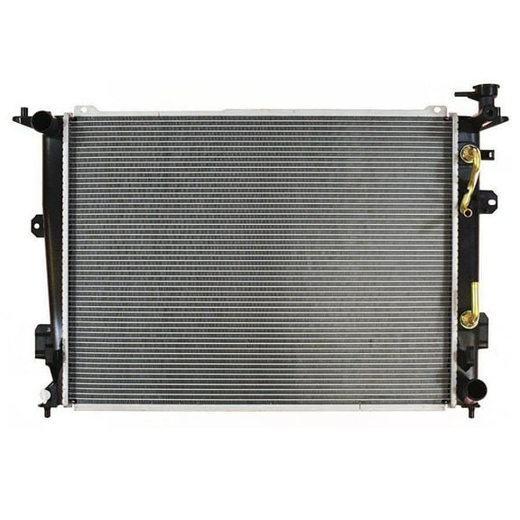 for Hyundai for Equus 5.0L 2012-2016 Auatic Transmission Cooling Engine Radiator - 8013282, 253103N800, Aluminum & Plastic