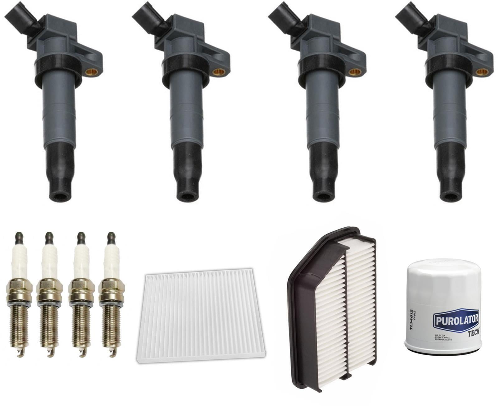 for Hyundai for Tucson 2.4L 2010-2015 Ignition Coils, for Spark Plugs & Filters Kit - 4 Pack