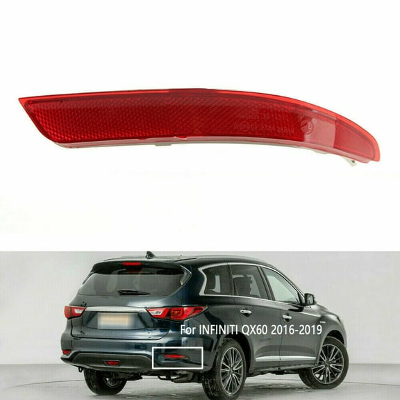 for INFINITI QX60 2016 2017 2018-19 Right Passenger Rear Reflector Light Bumper