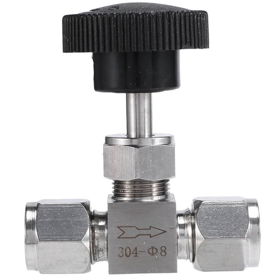 for Industrial Plumbing and DIY Precise Flow Control Needle Valve 8mm 304 Stainless Steel 1pc No Extra Fittings Generic