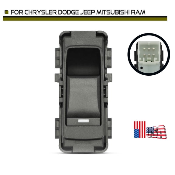 for Jeep GrandCherokee Chrysler Dodge Mitsubishi Ram Rear Power Switch Window