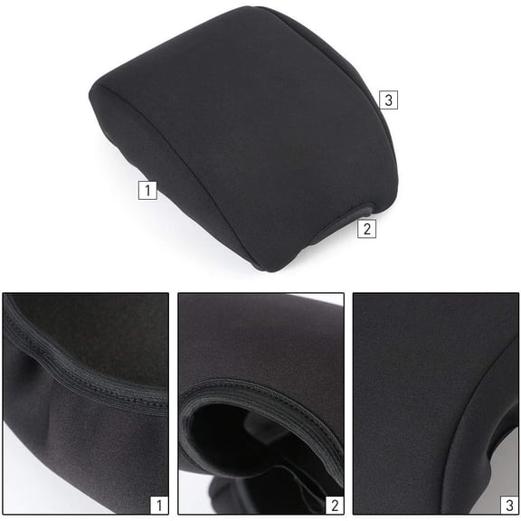 for Jeep Wrangler JK Center Console Cover Pad Armrest Cover Cushion 2011-2018