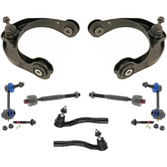 for Jeep for Grand for Cherokee 2016-2021 Front Upper Control Rods & Sway Bar Kit – Chrome Finish, High-Duty, No Drilling Required