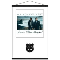 for KING & COUNTRY - Burn The Ships Album Series Wall Poster with Magnetic Frame, 22.375" x 34"
