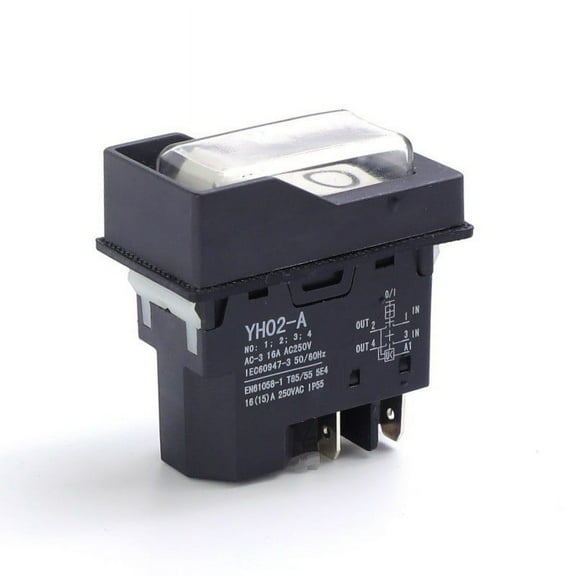 for KJD16/120V 4Pins Waterproof Pushbutton Switches Electric Push Button Switch