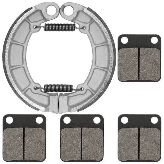 for Kawasaki KVF300 Prairie 300 1999 2000 2001 Front and Rear Brake Shoes
