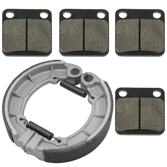 for Kawasaki KVF400 Prairie 400 1997-2002 Front Brake Pads and Rear Brake Shoes