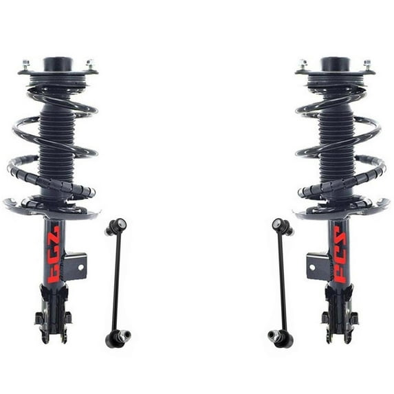 for Kia for Optima Hybrid 2013 14 16 Front Complete Struts w/for Spring & Adjustable Sway Bar Kit - Easy Install No Drilling, Accurate for Fit