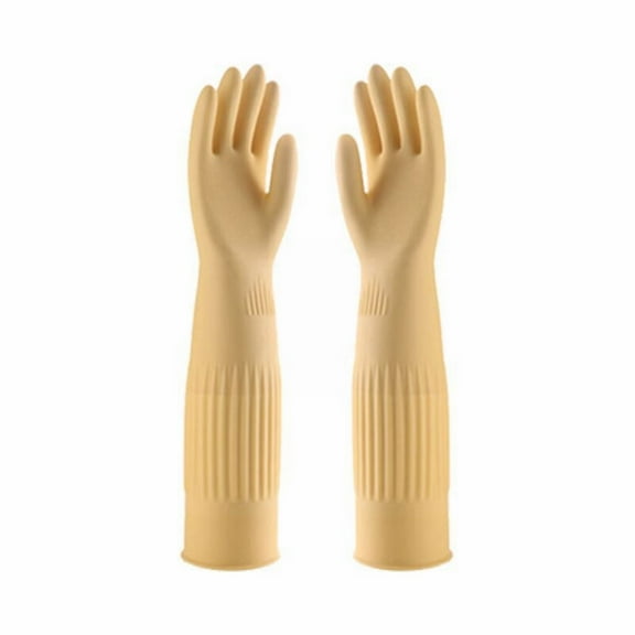 for Kitchen Use Latex Long-Lasting Cowhide Rubber Dishwashing for Female Home Cleaning