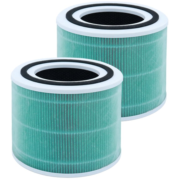 for LEVOIT Core 300 and Core 300S Toxin Absorber Filter Replacement High-Efficiency Activated Carbon Air Purifier, 2 Pack