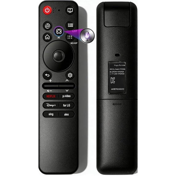 for LG AI Magic Remote Control with Voice and BT, AN-MR25GA, Compatible with OLED QNED UHD LED TVs 2022 2023 2024, Supports Air Mouse Alexa
