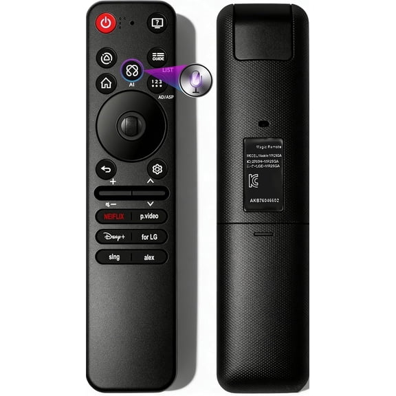 for LG AI Magic Remote Control with Voice and BT, AN-MR25GA, Compatible with OLED QNED UHD LED TVs 2022 2023 2024, Supports Air Mouse Alexa