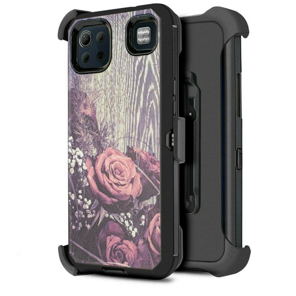for LG K92 Case Phone Case Dual Layer Full-Body Rugged Clear Back Case Drop Resistant Shockproof Case with Built In Screen Protector