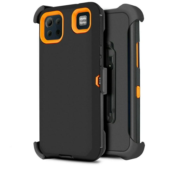 for LG K92 Case Phone Case Dual Layer Full-Body Rugged Clear Back Case Drop Resistant Shockproof Case with Built In Screen Protector