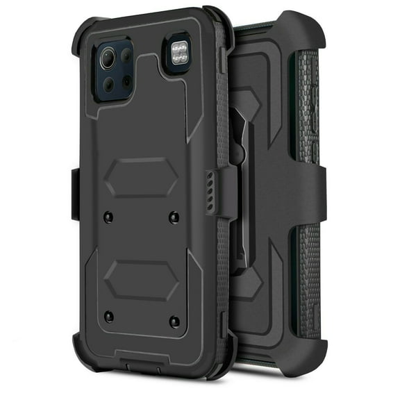for LG K92 Heavy Duty Phone Case Dual Layer Full-Body Rugged Clear Back Case Drop Resistant Shockproof Case with Built In Screen Protector